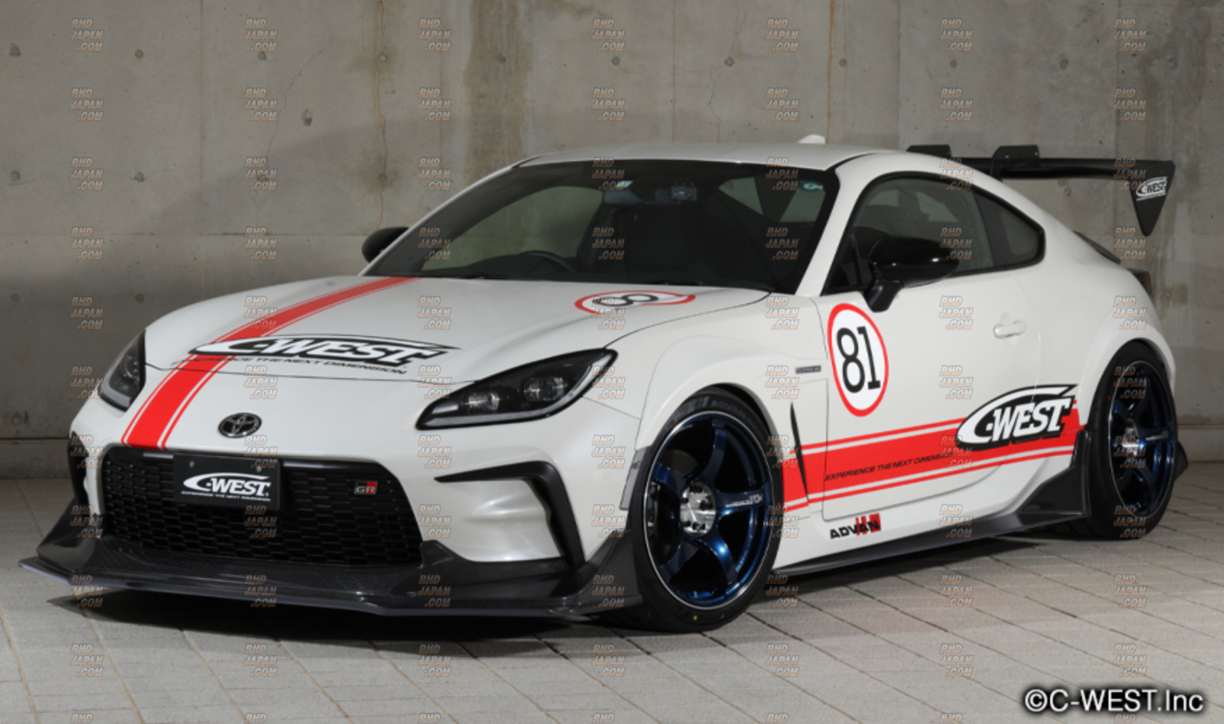 C-West Over Fender Full Set Carbon Fiber - GR86 ZN8 - RHDJapan